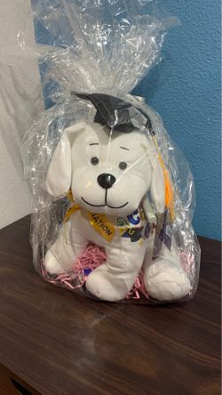 Graduation Signing Dog