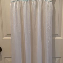 Vintage White Lorraine Maxi Nightgown-Medium- 100% Nylon- Empire Waist