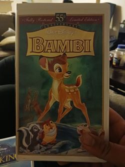 Walt Disney Bambi Vhs