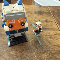 Lego Ahsoka Brickhead And Minifig 