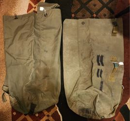 Military Issued Duffle Bags (2 Total)