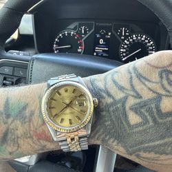 Rolex 36 Datejust 16013 Cream Lume 1979 