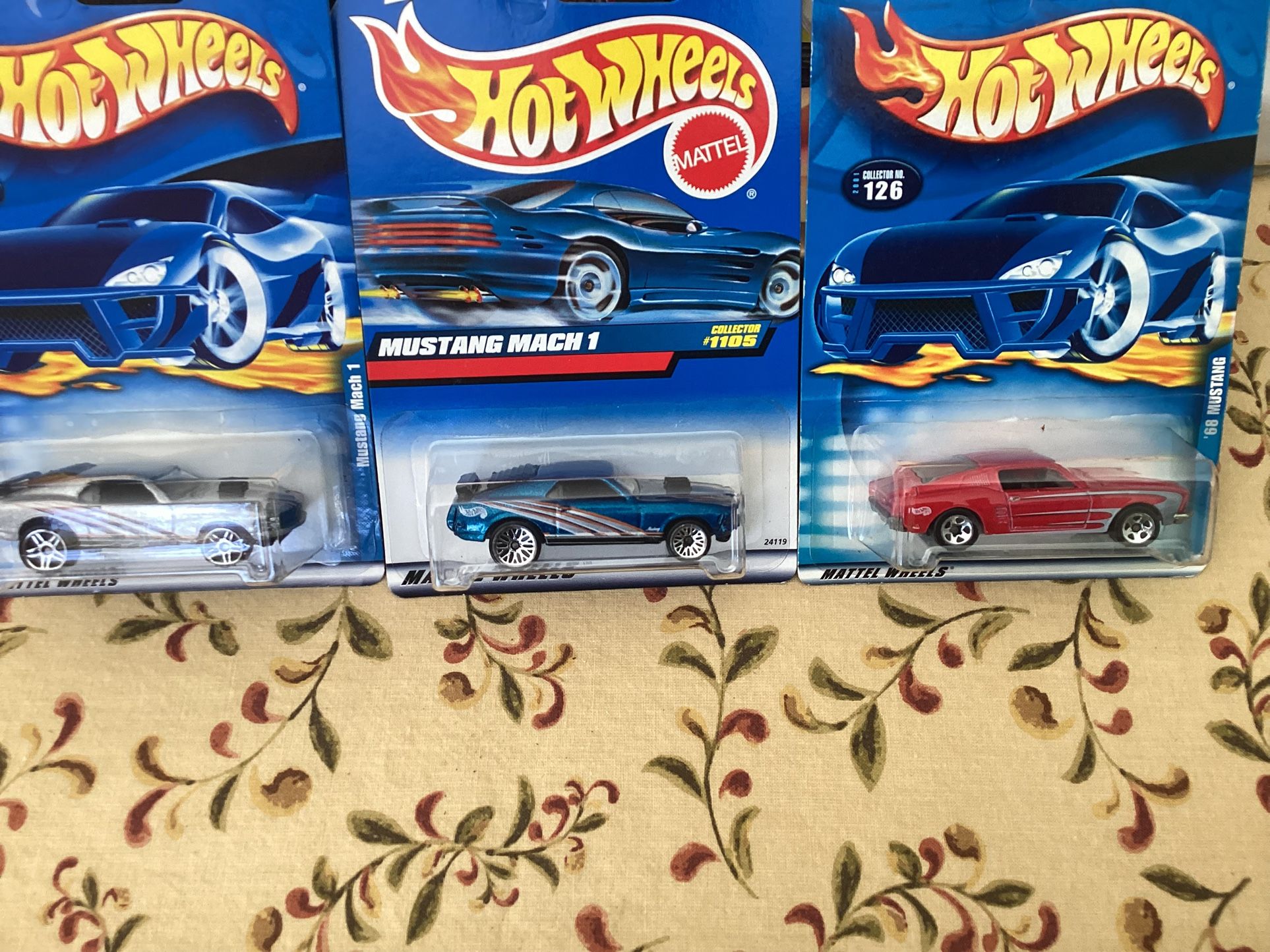 Hot Wheel Mustangs