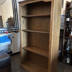Solid Wood Bookshelf 