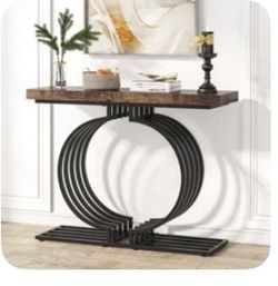 Modern Console Table – 39” Entryway or Sofa Table – Excellent Condition