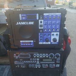 Vocopro Gig Man Mixing Amplifier & Vocopro Jam CUbe & Audio 