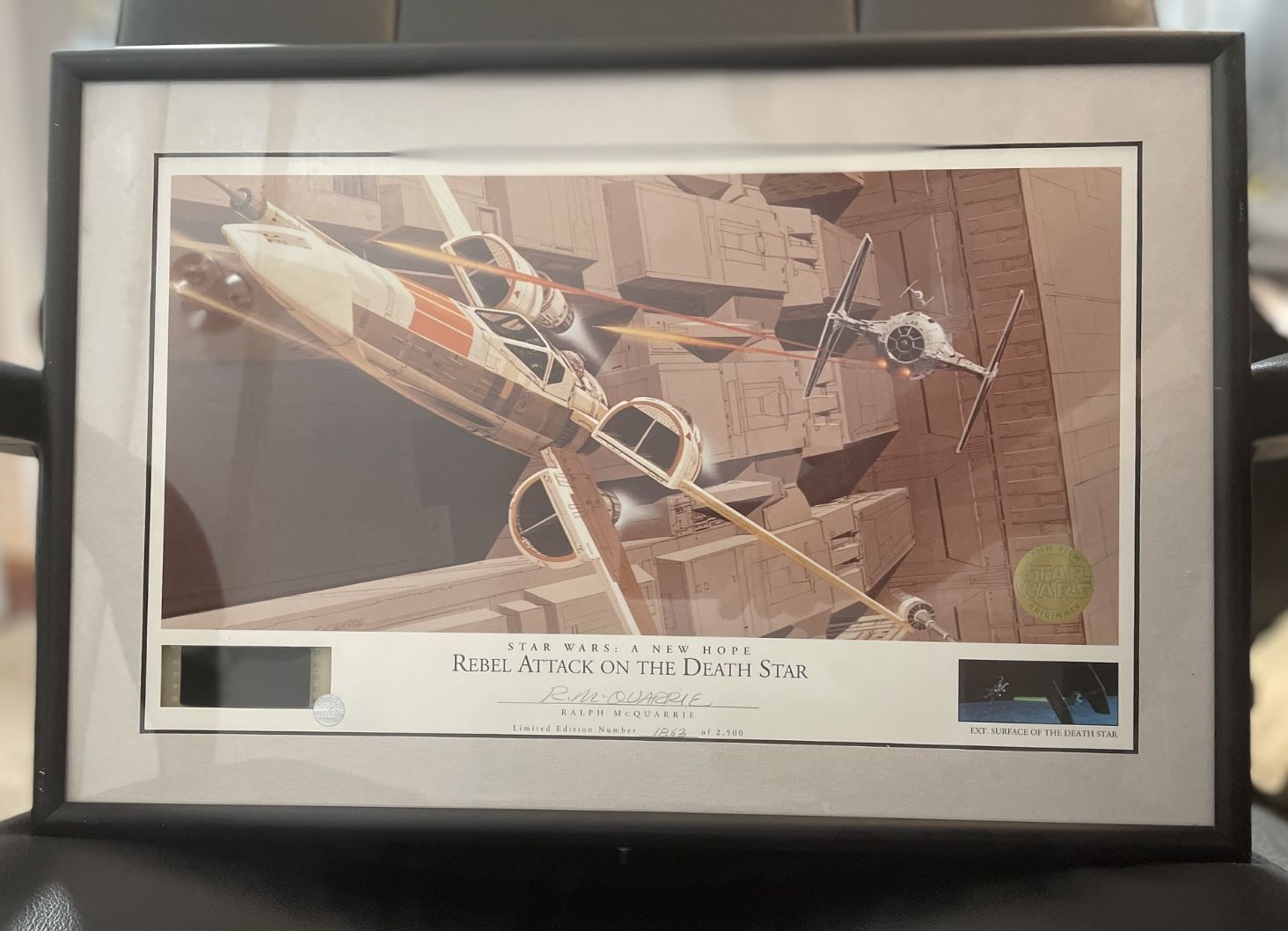 Star Wars Limited Edition Signed Lithographs with 70mm Film Strip