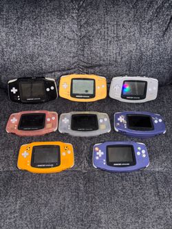 Lot of 8 Nintendo Game Boy Advance GBA Consoles Untested For Parts/Repair AS-IS