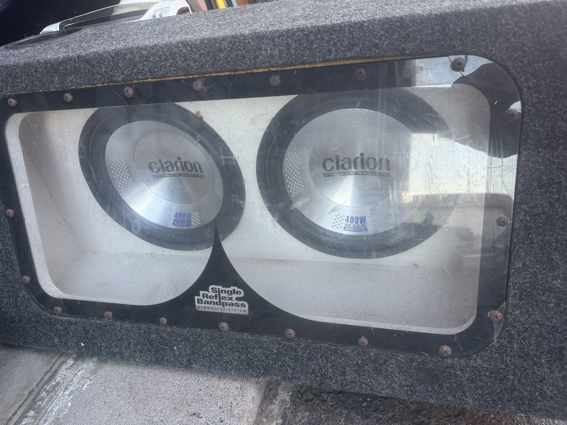 Clarion Speaker With Custom Box