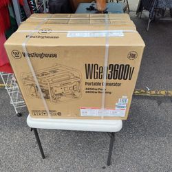 Westinghouse 4650W/3600W New Unopened Box Generator Gasoline 