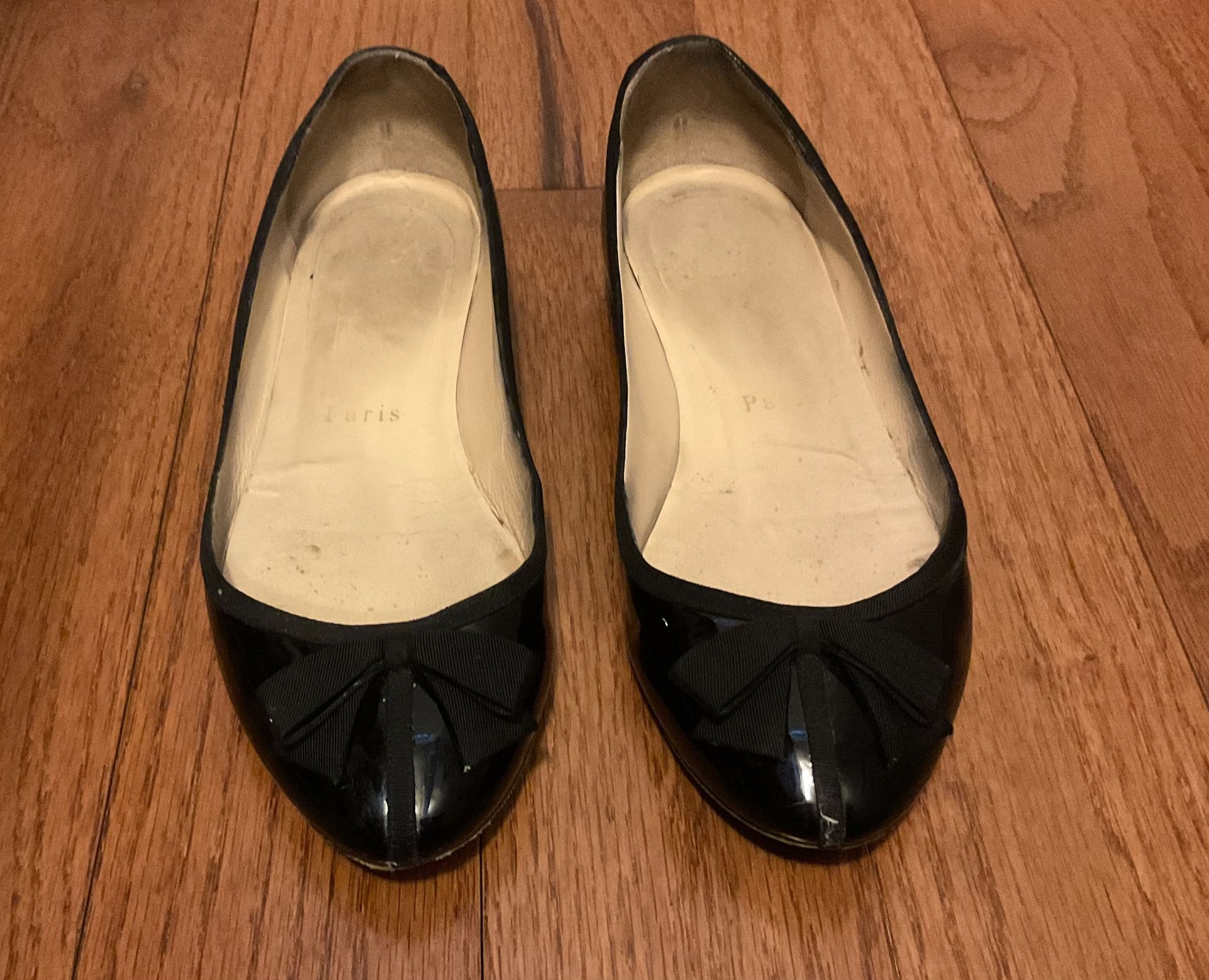 Christian Louboutin black Flats