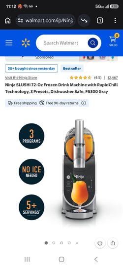ninja slushie drink machine brand new