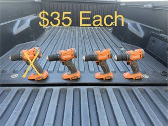 NEW RIDGID 18V Cordless 1/2 in. Drill/Driver (TOOL ONLY) **$35 Each**