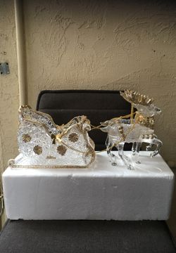 Carrusel de cristal navideńo nuevo