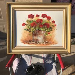 Oil base hand painted on canvas