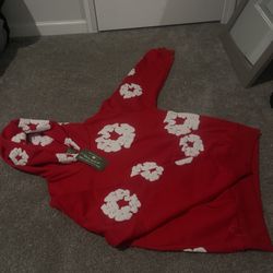 Denim Tears The Cotton Wreath Sweatshirt Hoodie *red*