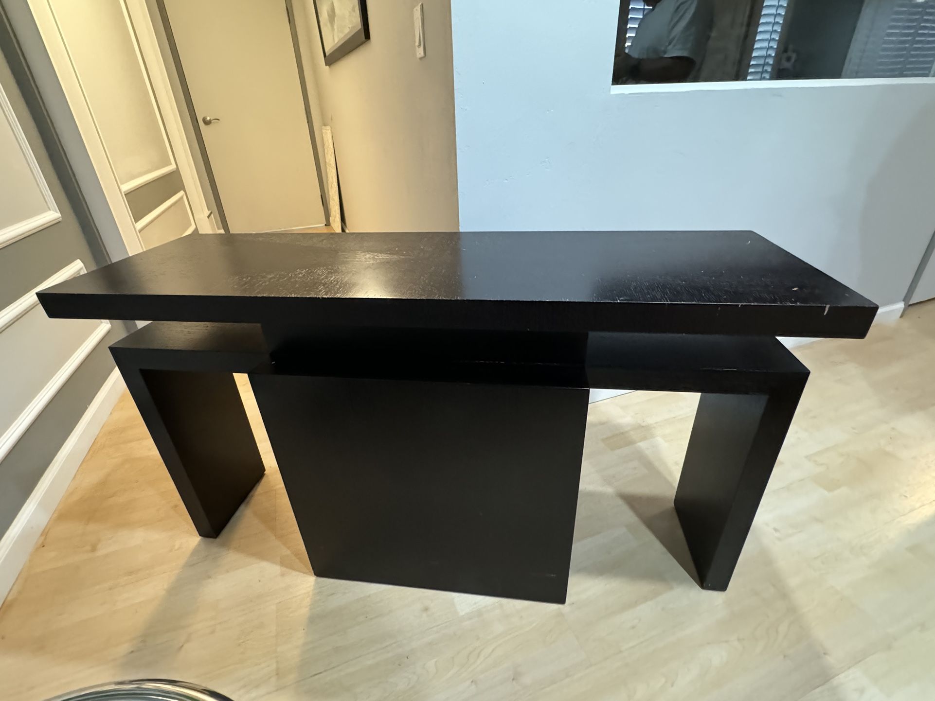 Sebring Rectangular Console Table - Dark Finish
