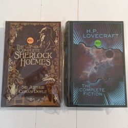 NEW $50 Each Book Sherlock Holmes. H.P. Lovecraft Leatherbound Classics.
