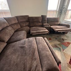 Sofa Sectional with Recliners