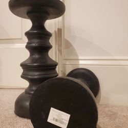 2 Stout CANDLE holders 