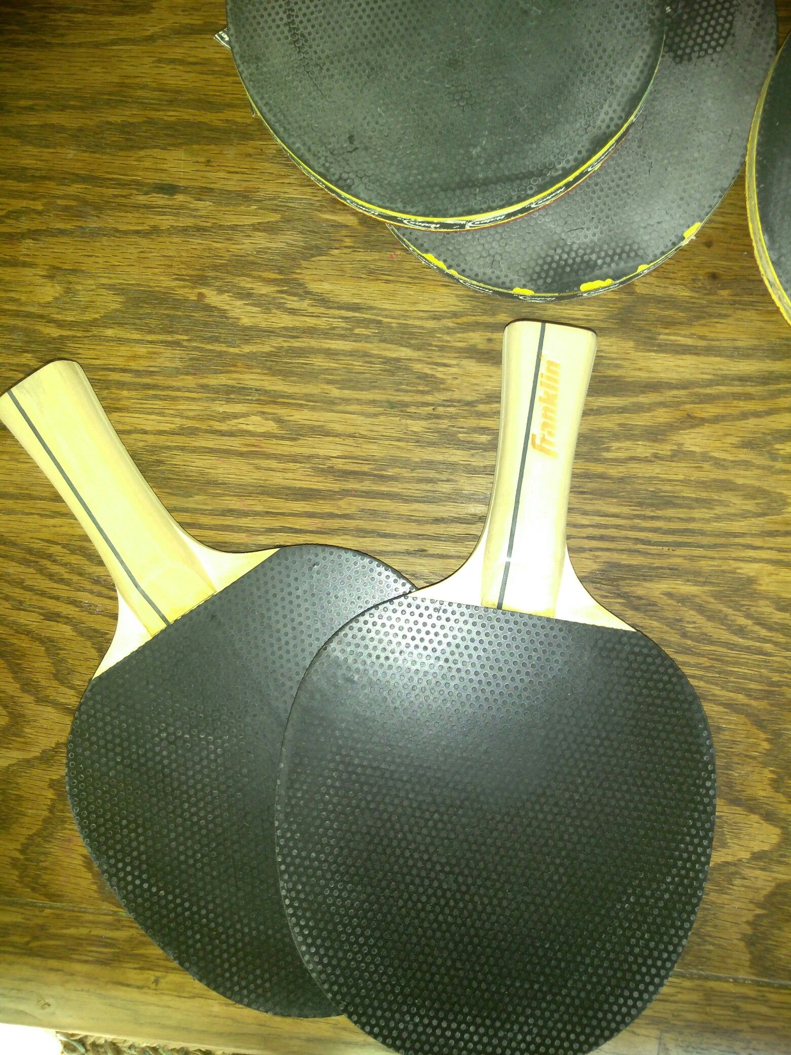 Ping-pong paddles USED!!! 3 sets