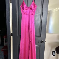 Windsor Fuchsia Floor Length Dress