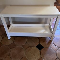 White Entry Table / Small Console Table
