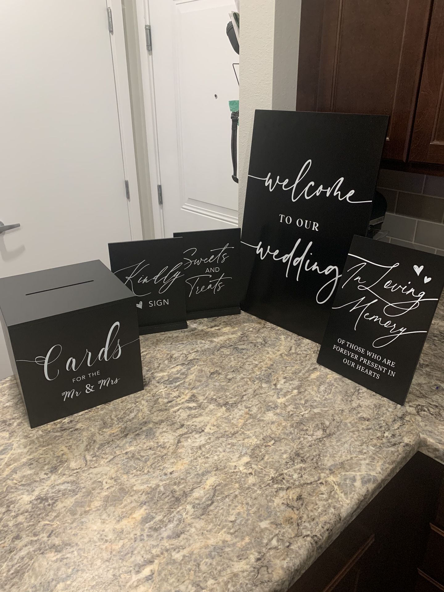 Wedding Signs & Card Box