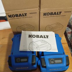 Kobalt batterys