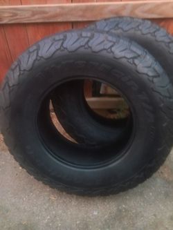 LT285/70/17 BFGOODRICH All-Terrain tires only two tires $80