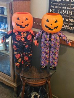 Halloween Pumpkin Pail Decoration