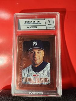 1997 Donruss Preferred #184 HOF DEREK JETER National Treasures Yankees MGS 9 MT