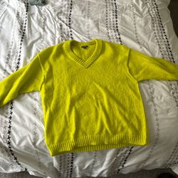 Lime Green Did Sweater