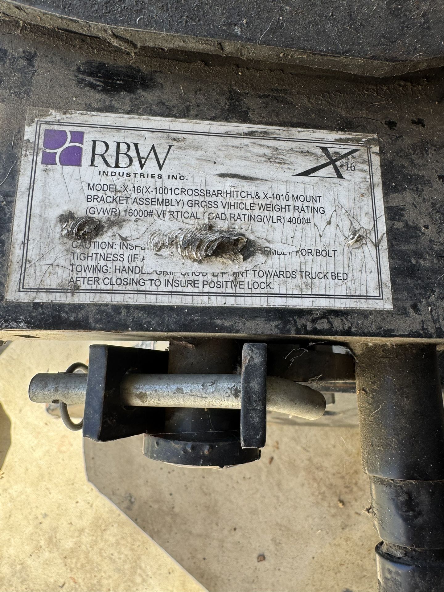 RBW 5th Wheel Hitch