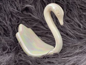 Mother Of Pearl Swan Vintage