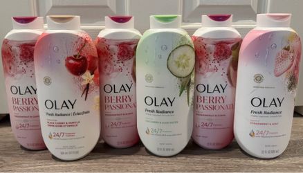 Brand new Olay body wash (6) for ($30)(Cash only)(price is firm)