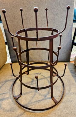 Vintage French 3 Tiered Wine Bottle Dryer