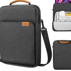 
MoKo 9-11 Inch Tablet Sleeve Bag Handle Carrying Case with Shoulder Strap Fits New 11-inch iPad Pro M4/iPad Air M2, iPad 10th 10.9, iPad 9/8/7th 10.2