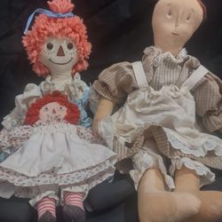 Raggedy Ann Dolls Vintage 