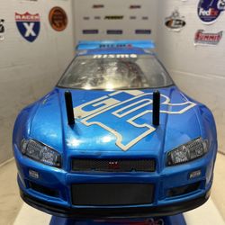 Rc Vintage Team Associated TC3 Factory Team 1/10 skyline Gtr 34 not traxxas losi hpi arrma buggy tekno