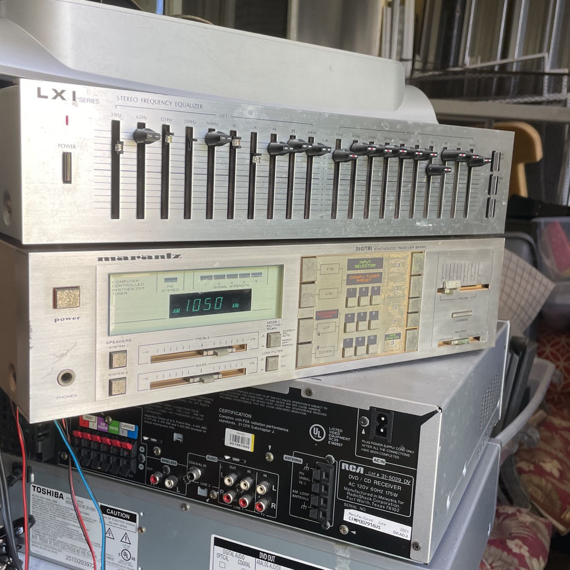 LXI Equalizer/ MARANTZ Receiver SR430