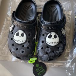 Nightmare Before Christmas crocs/ NEW-  $2000