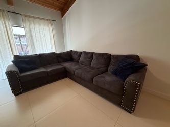 Soft modern/industrial couch
