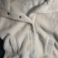 Billabong Cream Plush Sherpa Jacket