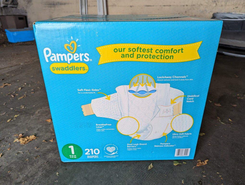 Pampers Diapers - Size 1