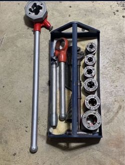 Ridgid pipe threader set