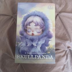 Skullpanda Impressionism popmart Plush Keychain