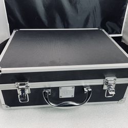 Padded Hard Case Aluminum Pro Audio Sound Camera Electronics Equipment Briefcase