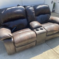 Leather Electric Sofa/loveseat