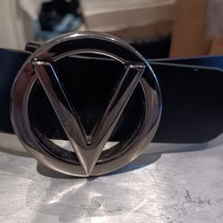 Valentino by Mario Valentino Leather Belt Large